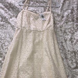 White eyelet torrid summer dress